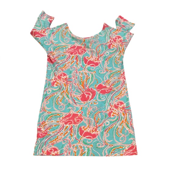 LILLY PULITZER ELIZA JELLIES BE JAMMIN 3/4 SLEEVE PULLOVER DRESS XL - Picture 5 of 12